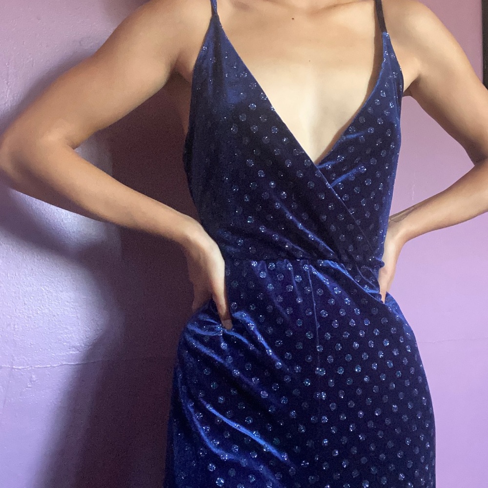 Blue Evening Jumpsuit